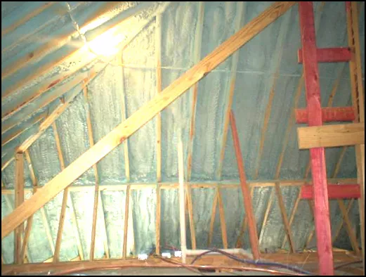 Attic Retrofit Spray Foam Insulation