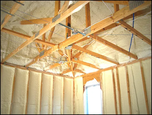Closed Cell Spray Foam in Metal Building
